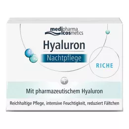 HYALURON NACHTPFLEGE riche krém tégelyben, 50 ml