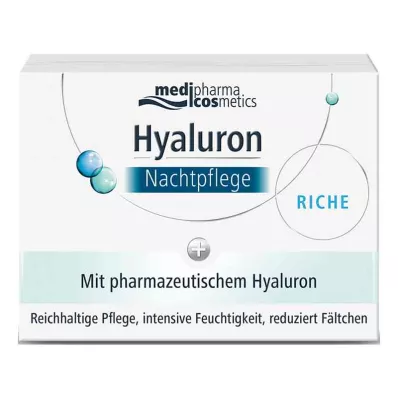 HYALURON NACHTPFLEGE riche krém tégelyben, 50 ml