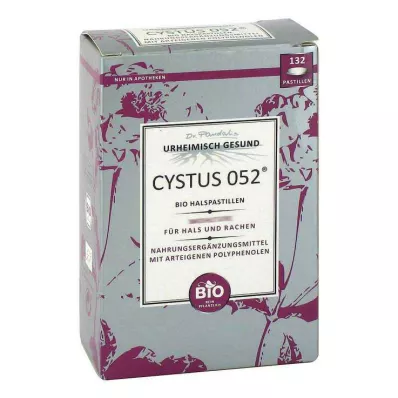CYSTUS 052 Organikus torokpasztillák, 132 db