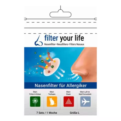 Filter Your Life orrszűrő allergiásoknak L-es méret (7x2 db)