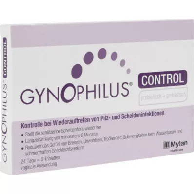 GYNOPHILUS CONTROL hüvelytabletta, 6 db