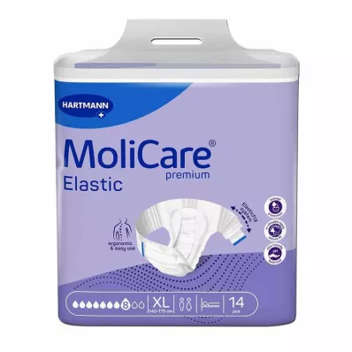 MOLICARE Prémium elasztikus alsónadrág 8 csepp XL méret, 14 db
