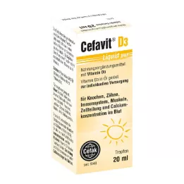 CEFAVIT D3 Folyékony tiszta cseppek szájon át történő alkalmazásra, 20 ml