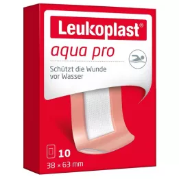 LEUKOPLAST aqua pro csíkok 38x63 mm, 10 db