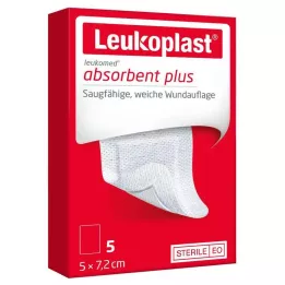 LEUKOPLAST Leukomed steril 5x7,2 cm-es sebkötszer, 5 db