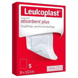 LEUKOPLAST Leukomed steril 8x10 cm-es sebkötszer, 5 db