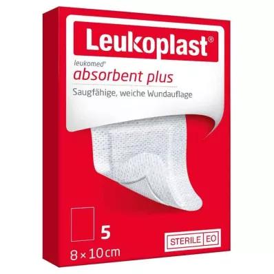 LEUKOPLAST Leukomed steril 8x10 cm-es sebkötszer, 5 db