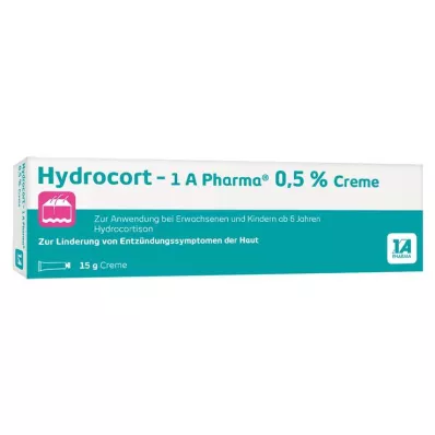 HYDROCORT-1A Pharma 0,5%-os krém, 15 g