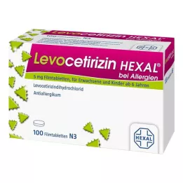 LEVOCETIRIZIN HEXAL allergia esetén 5 mg filmtabletta, 100 db