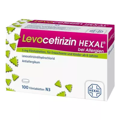 Levocetirizine Hexal allergiákra 5 mg filmtabletta, 100 db