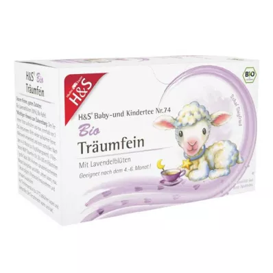 H&amp;S Bio baba- és gyermek tea Álomszerű szűrőtasakok, 20 x 1,2 g