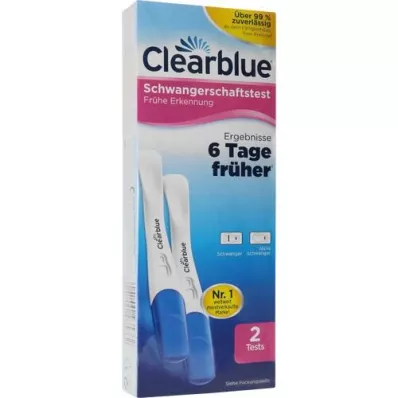 CLEARBLUE Terhességi teszt korai felismerés, 2 db