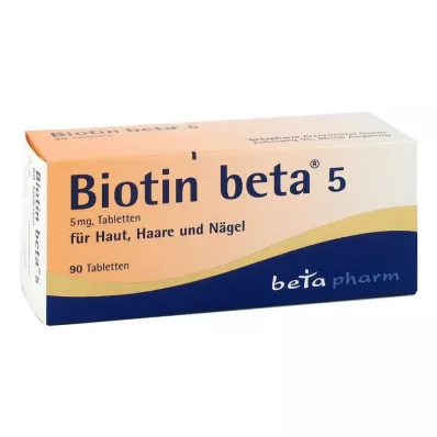 Biotin béta 5 tabletta, 90 db