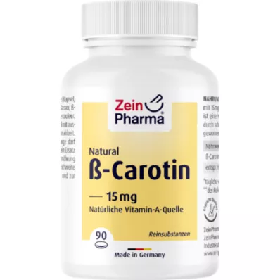 BETA CAROTIN NATURAL 15 mg ZeinPharma lágy kapszula, 90 db