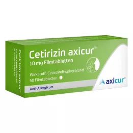Cetirizin axicur® 10 mg filmtabletta, 50 db
