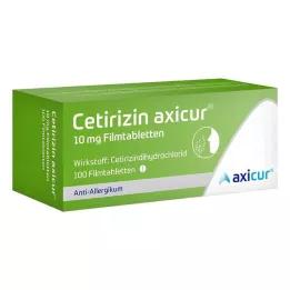 Cetirizin axicur® 10 mg filmtabletta, 100 db
