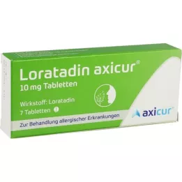 LORATADIN axicur 10 mg tabletta, 7 db
