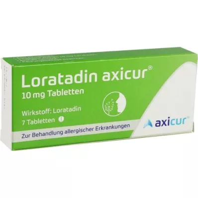 LORATADIN axicur 10 mg tabletta, 7 db