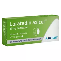 Loratadine axicur® 10 mg tabletta, 20 db
