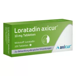 Loratadine axicur 10 mg tabletta, 100 db
