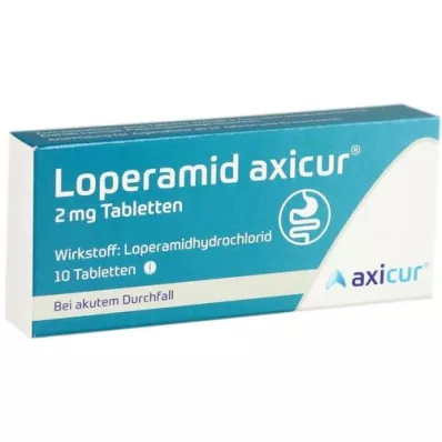 LOPERAMID axicur 2 mg tabletta, 10 db
