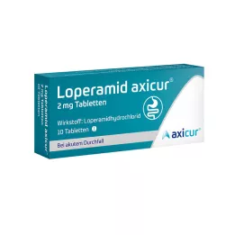 LOPERAMID axicur 2 mg tabletta, 10 db