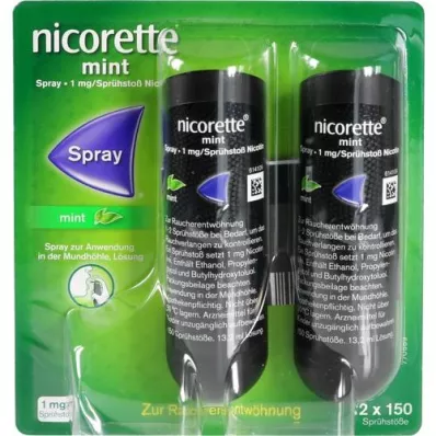 NICORETTE Mentol spray 1 mg/spray puff, 2 db
