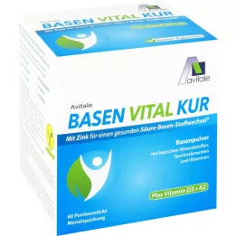 BASEN VITAL KUR plusz D3+K2-vitamin por, 60 db