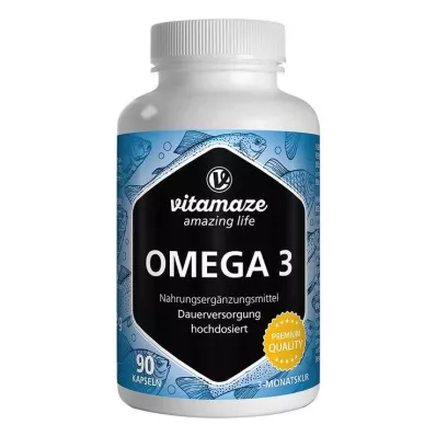 OMEGA-3 1000 mg EPA 400/DHA 300 nagy dózisú kapszula, 90 db