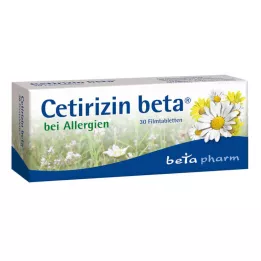 Cetirizine béta filmtabletta allergiákra, 30 db