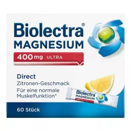 BIOLECTRA Magnézium 400 mg ultra Direct Lemon, 60 db kapszula