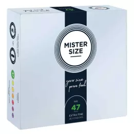 MISTER 47-es méretű óvszer, 36 db