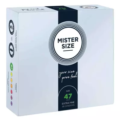 MISTER SIZE 47 óvszer, 36 db