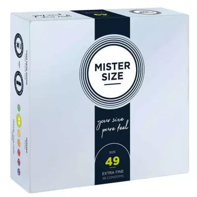 MISTER 49-es méretű óvszer, 36 db MISTER 49-es méretű óvszer, 36 db