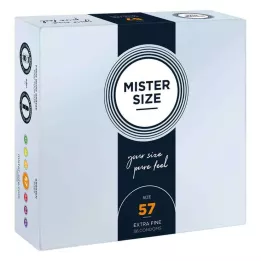 MISTER 57-es méretű óvszer, 36 db