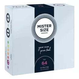 MISTER 64-es méretű óvszer, 36 db
