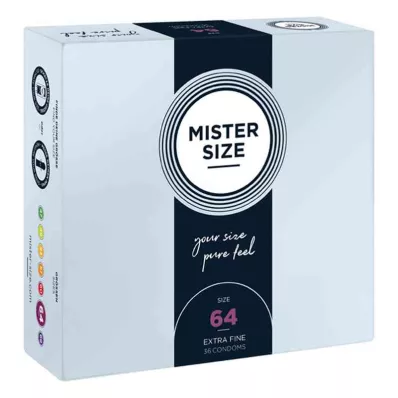 Mister 64-es méretű óvszer (36 db)
