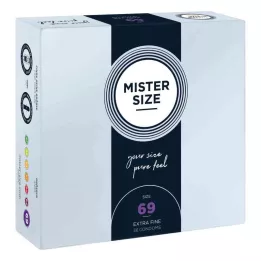MISTER 69-es méretű óvszer, 36 db