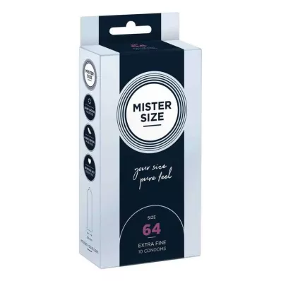 MISTER SIZE 64 db óvszer, 10 db