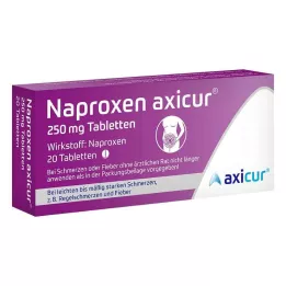 NAPROXEN axicur 250 mg tabletta, 20 db