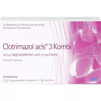 CLOTRIMAZOL acis 3 kombinált csomag, 1 db