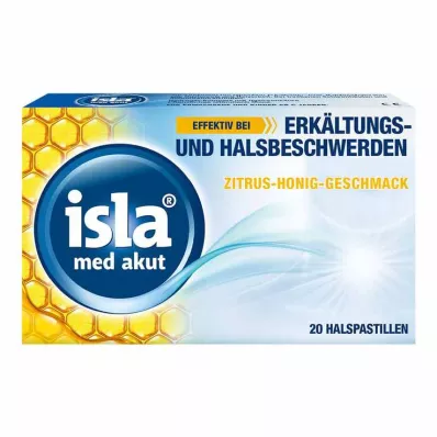 ISLA MED akut citrusos-mézes pasztillák, 20 db ISLA MED akut citrusos-mézes pasztillák, 20 db