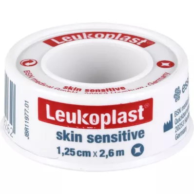 LEUKOPLAST Skin Sensitive 1,25 cmx2,6 w.protection, 1 db
