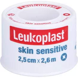 LEUKOPLAST Skin Sensitive 2,5 cm x 2,6 cm, védőburkolattal, 1 db