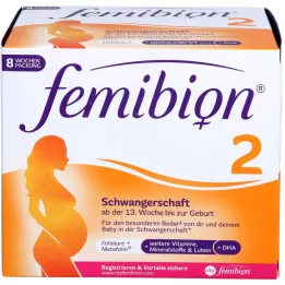 FEMIBION 2 terhességi kombinált csomag, 2X56 db