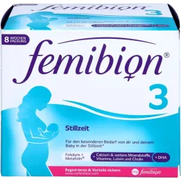 FEMIBION 3 szoptatási kombinált csomag, 2X56 db