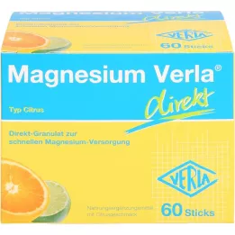 MAGNESIUM VERLA direkt granulátum citrus, 60 db