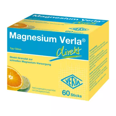 Magnesium Verla direkt granulátum Citrus, 60 db