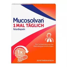MUCOSOLVAN naponta 1-szer retard kapszula, 20 db