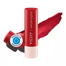 VICHY NATURALBLEND piros színezett ajakápoló, 4,5 g